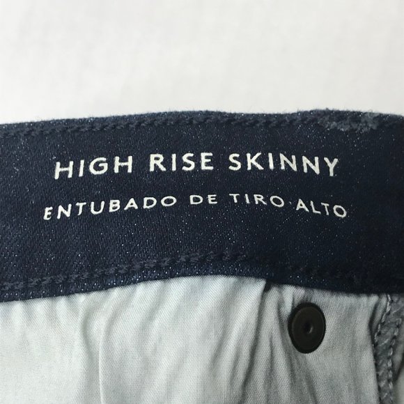 Universal Thread Women's 6 Short High Rise Skinny Dark Blue Jeans New With Tags - Picture 7 of 13